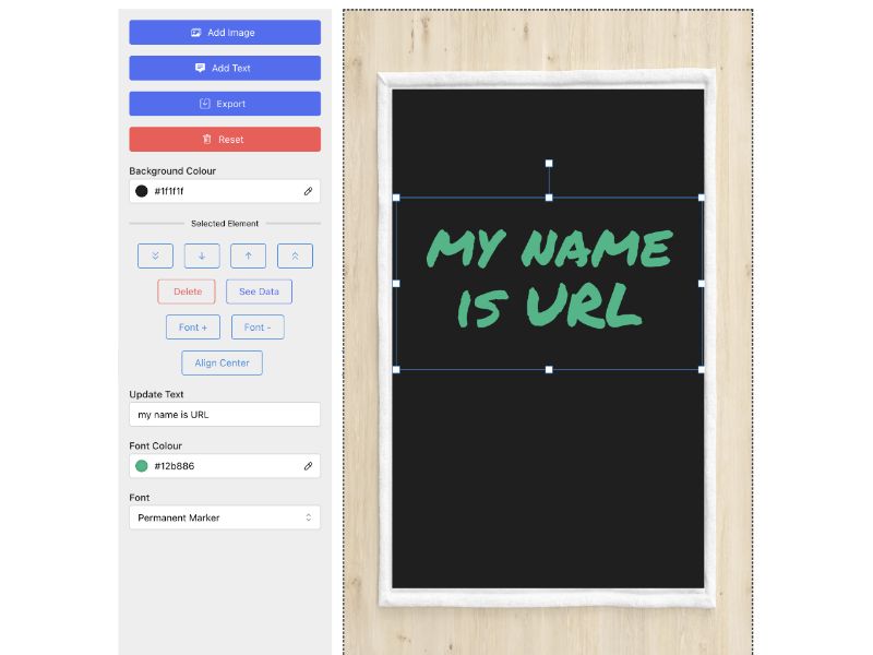 Screenshot of the lifeline dashboard