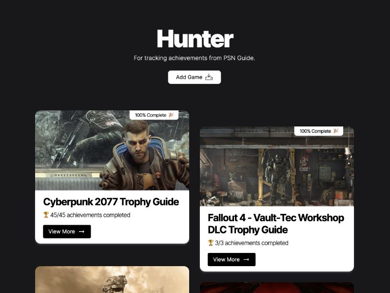 Screenshot of the lifeline dashboard